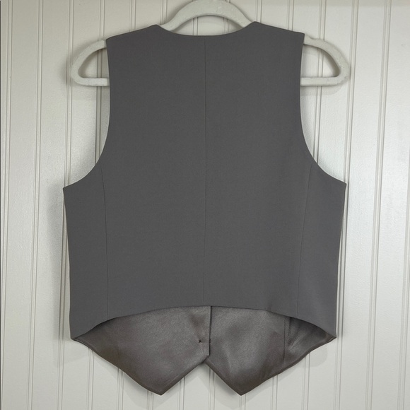 Aritzia Babaton Deniro Vest Taupe size 10 - Picture 5 of 10
